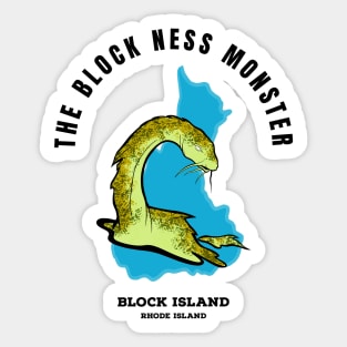 The Block Ness Monster Sticker